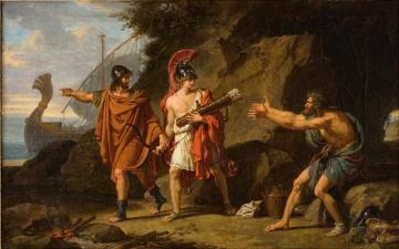 Ulysses And Neoptolemus Taking Hercules’ Arrows From Philoctetes Artwork by François-Xavier Fabre