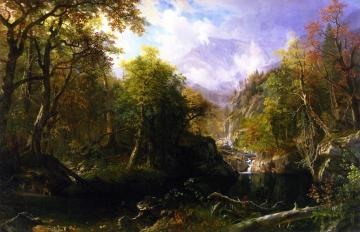 The Emerald Pool Artwork by Albert Bierstadt