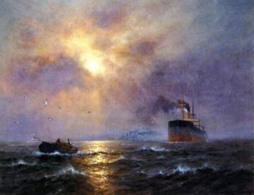 Passing Through the Golden Gate, Fort Mason Artwork by Charles Dorman Robinson