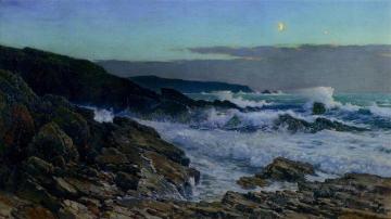 Moonlight Artwork by Frederick Judd Waugh