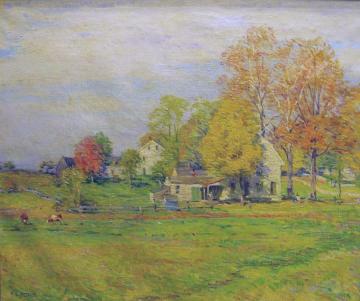 Fall Artwork by Willard Leroy Metcalf
