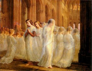 Poem of the Soul 10, Première Communion Artwork by Louis Janmot