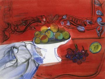 Bowl Of Fruit Artwork by Raoul Dufy