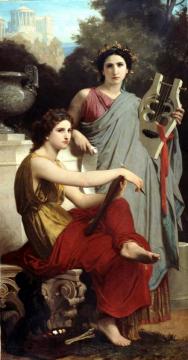 Art And Literature Artwork by William Adolphe Bouguereau