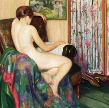 Sitting Woman Artwork by Louis Ritman