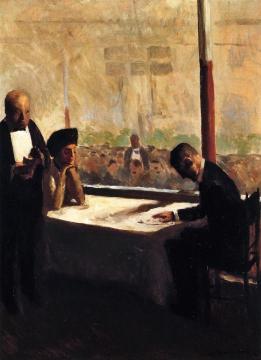 The Diners Artwork by Guy Pene Du Bois