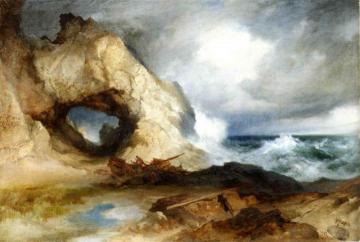 The Cavern, California Coast Artwork by Thomas Moran