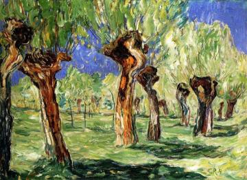 Weiden in Spring Artwork by Christian Rohlfs