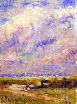 Summer Evening Artwork by Frederick McCubbin