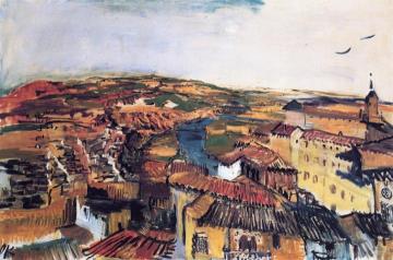 Toledo Artwork by Oskar Kokoschka