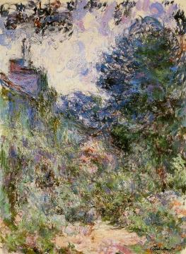 The House Seen from the Rose Garden Artwork by Claude Oscar Monet