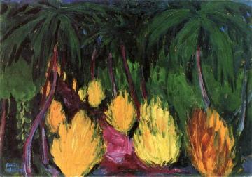 Path Through The Thicket Artwork by Emil Nolde