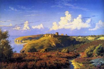 Summer's Day Opposite Hammeren, Bornholm Artwork by Peder Mork Monsted