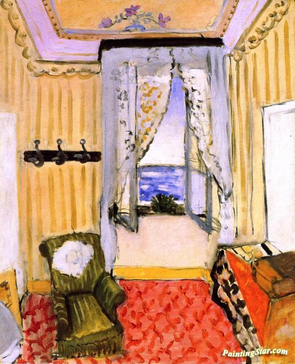 My Room at the Beau-Rivage Artwork by Henri Matisse