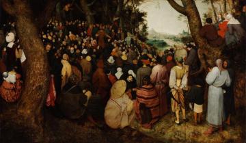 The Sermon Of St John The Baptist Artwork by Pieter Bruegel the Elder