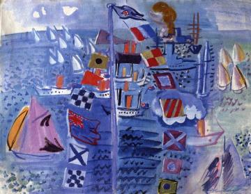 Bedecked Boats Artwork by Raoul Dufy