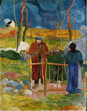 Bonjour Monsieur Gauguin Artwork by Paul Gauguin