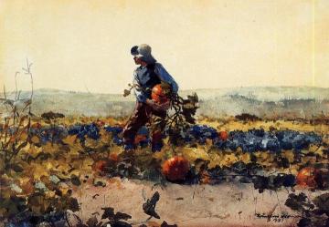 For The Farmer's Boy (old English Song) Artwork by Winslow Homer