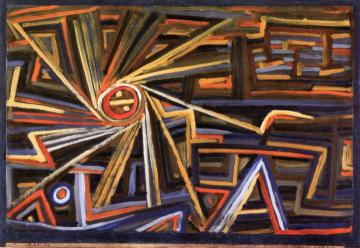 Radiation and Rotation Artwork by Paul Klee