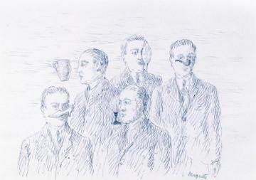 Objets Familiers Artwork by Rene Magritte