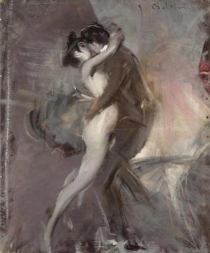 The Couple Artwork by Giovanni Boldini