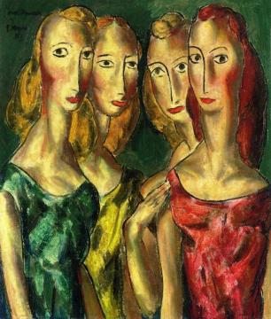 Four Sisters Artwork by Alfred Henry Maurer