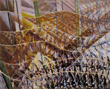 Swifts: Path Of Movement And Dynamic Sequences Artwork by Giacomo Balla