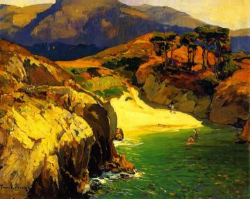 The Emerald Cove, Carmel Artwork by Franz Bischoff