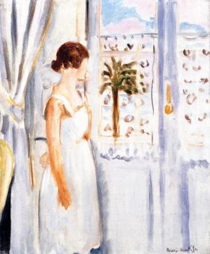 Girl at the Window Artwork by Henri Matisse