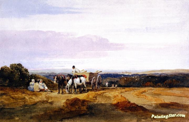 Cornfield Artwork by David Cox