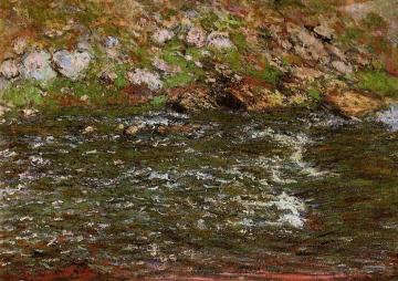 Torrent of  the Petite Creuse at Freeselines Artwork by Claude Oscar Monet