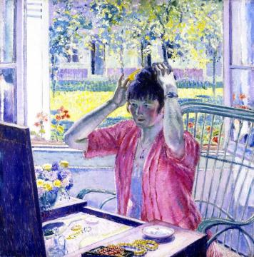 The Wiindow Artwork by Frederick Carl Frieseke