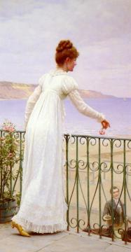 A Favour Artwork by Edmund Blair Leighton