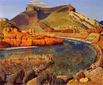 Bend In The River Artwork by Ernest Blumenschein