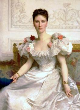 Portrait of Madame la Comtesse de Cambaceres Artwork by William Adolphe Bouguereau