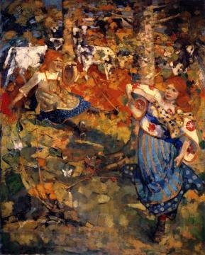 Summer Artwork by Edward Atkinson Hornel
