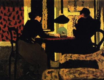In the Lamplight Artwork by Edouard Vuillard