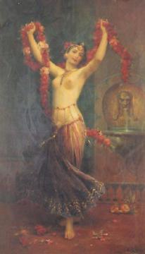 The Harem Dancer Artwork by Hans Zatzka