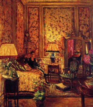 The Voiles de Gênes Boudoir Artwork by Edouard Vuillard