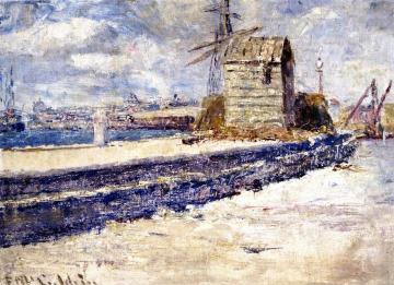 At The Mouth Of The River, Williamstown Artwork by Frederick McCubbin