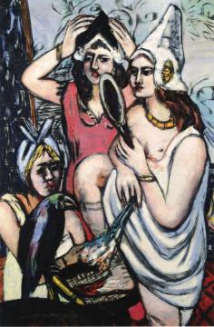 Before the Ball Artwork by Max Beckmann