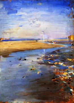 Low Tide At Trouville Artwork by Giovanni Boldini