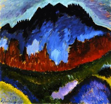 Landscape near Oberstdorf Artwork by Alexej Jawlensky