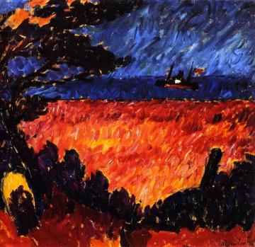 On the Baltic Artwork by Alexej Jawlensky