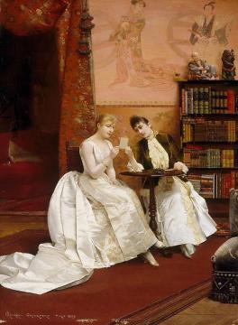 Confidences Artwork by Georges Croegaert