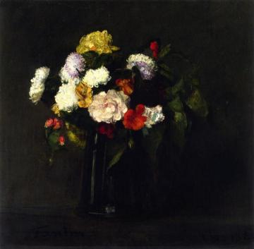 Flowers Artwork by Henri Fantin-Latour