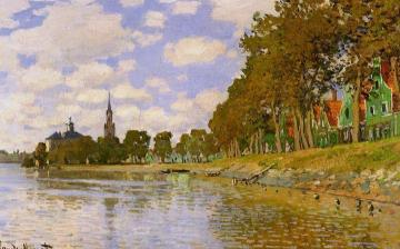 Zaandam Artwork by Claude Oscar Monet