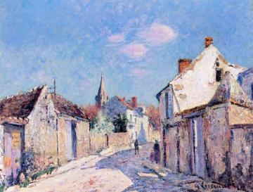 Rue de Paris in Ennery Artwork by Gustave Loiseau