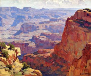 South Rim, Grand Canyon Artwork by Edgar Alwyn Payne