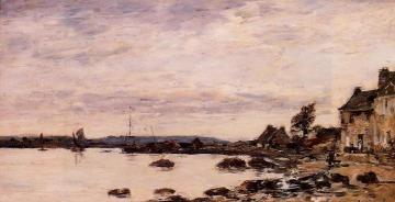 Breton Shoreline Artwork by Eugène-Louis Boudin